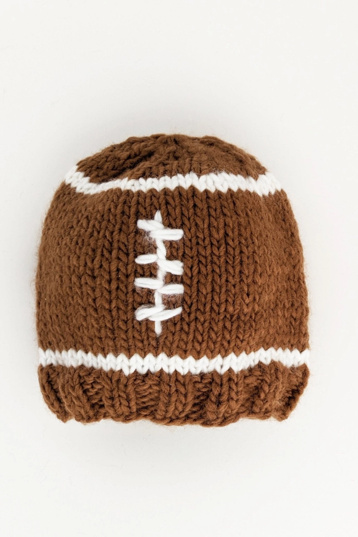 Football Beanie Knit Hat