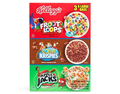 Froot Loops-Tri Fun Pack-3-Xlarge Bags-Kelloggs-B