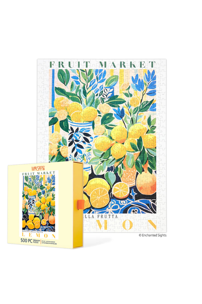 Fruit Market Lemons 500 Piece Puzzle