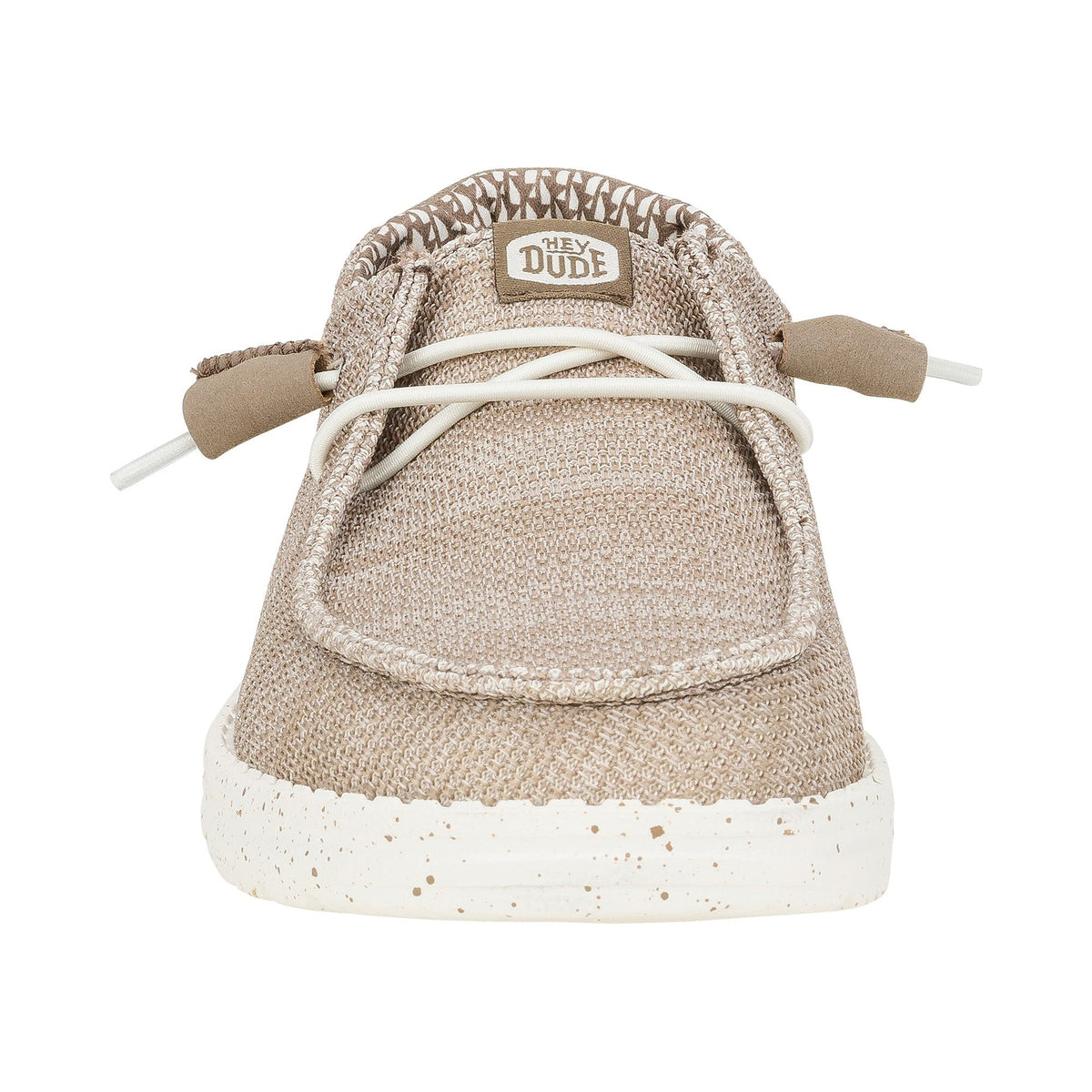 HEYDUDE Wendy Stretch Sox Womens Shoes - Walnut