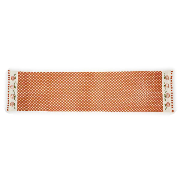 Gingham Pumpkin Table Runner