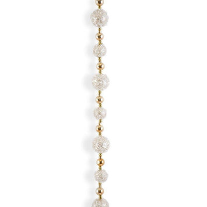 Gold and Copper Iced Ball Garland