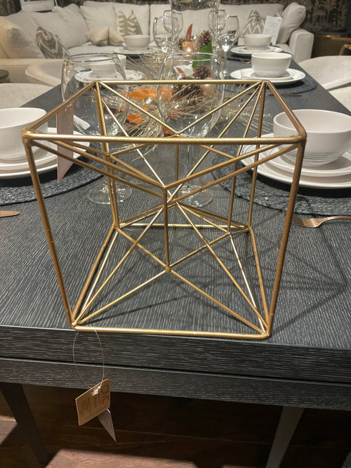 Gold star cube decorative now less than half price.-Renaissance Design Studio