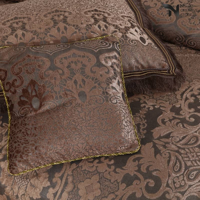 Heavy Palachi Bed Sheet Set 4 Pcs Design 551 - Nishat Creative Store