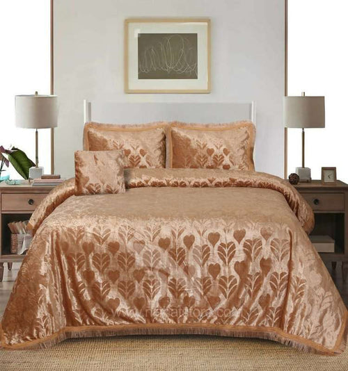 Heavy Palachi Bed Sheet Set 4 Pcs Design 552 - Nishat Creative Store