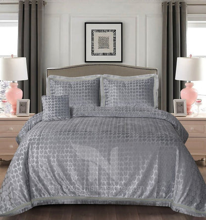 Heavy Palachi Bed Sheet Set 4 Pcs Design 553 - Nishat Creative Store