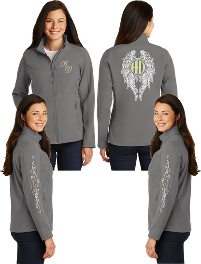 Hot Diva Gold Reflective - Soft Shell Jacket