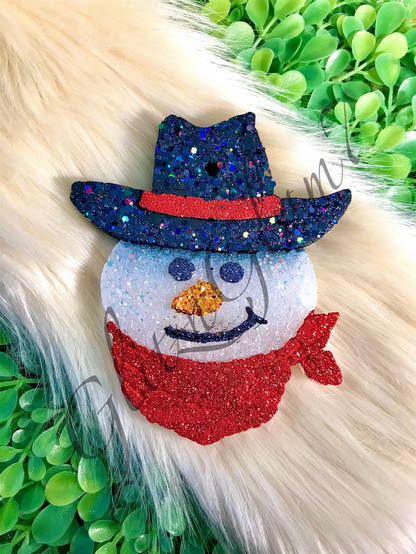 Cowboy Snowman Freshie Silicone Molds