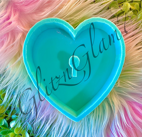 Heart Lock Freshie Silicone Mold