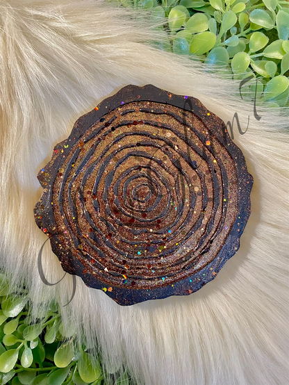 Tree Wood Slice Freshie Silicone Mold