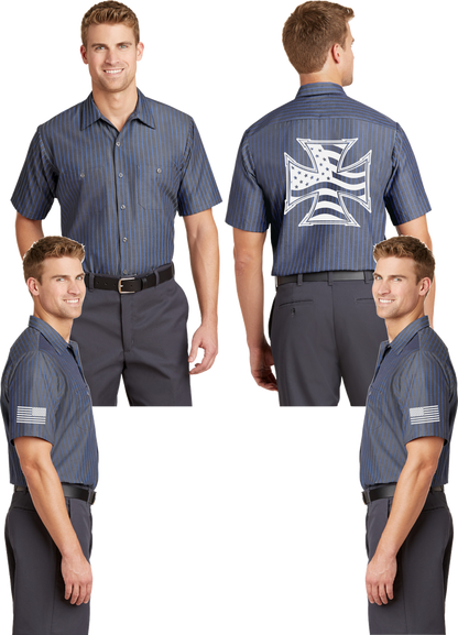Iron Cross Reflective Mechanic Shirt