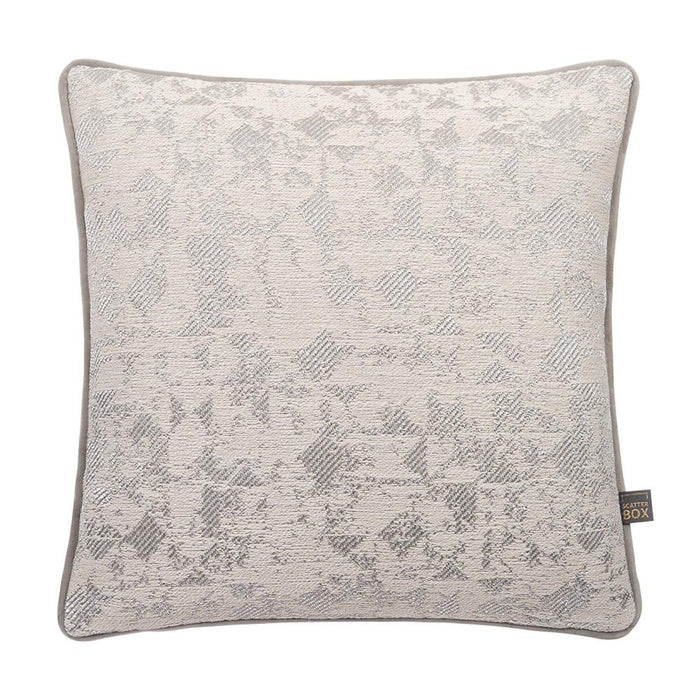 Joan taupe cream cushion with contrast piping-Renaissance Design Studio