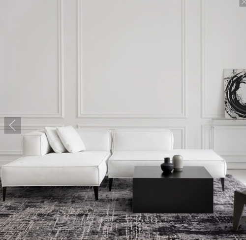 Kuza Border modern abstract Rug-Renaissance Design Studio