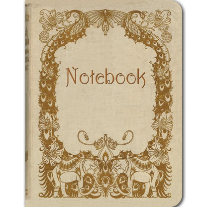 Laughing Elephant Notebook Elephants on Ivory