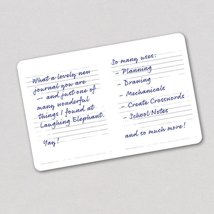 Laughing Elephant Notebook Elephants on Ivory