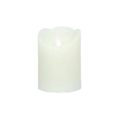Led candle with timer synthetic 7 x 10cm-Renaissance Design Studio
