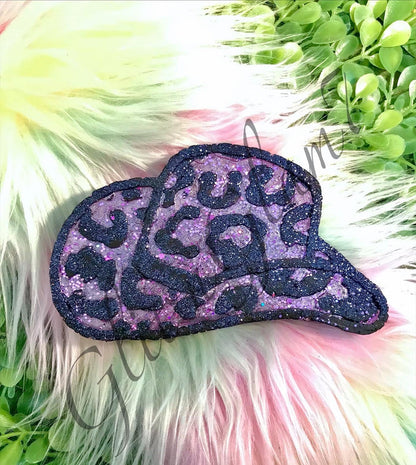 Leopard Print Cowgirl Hat Silicone Mold