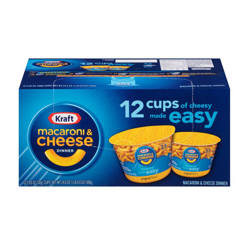 Macaroni & Cheese-12 Cups Original Flavor-Kraft-B