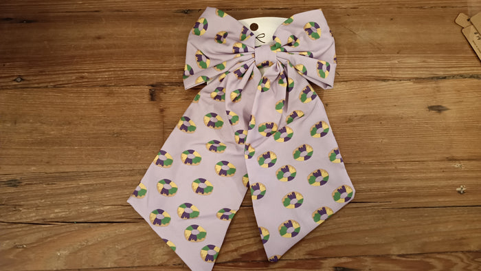 Mardi Gras King Cake Ribbon