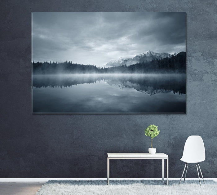 National Park Lake Herbert Wall Art Decor Canvas Printing-1Panel - BlueArtDecor