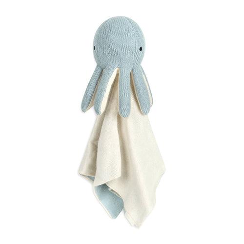 Octopus - Organic Baby Lovey Security Blanket