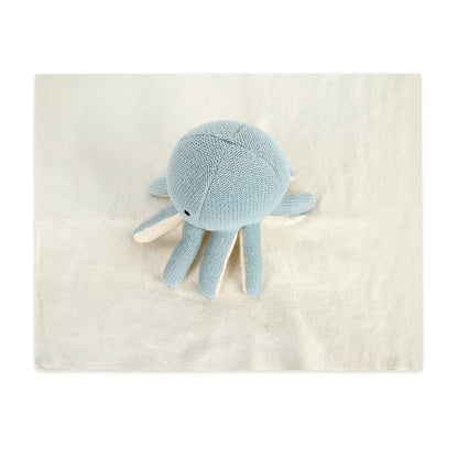 Octopus - Organic Baby Lovey Security Blanket