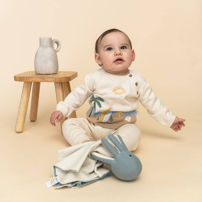 Octopus - Organic Baby Lovey Security Blanket
