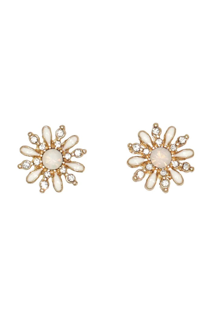 Opal + Crystal Earrings