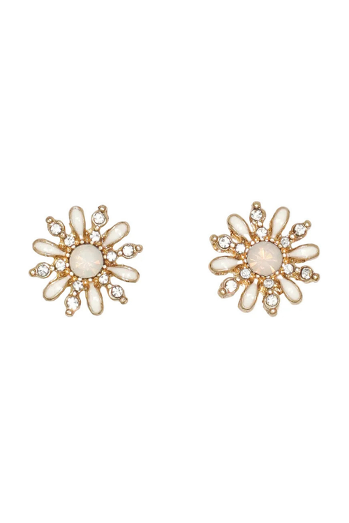 Opal + Crystal Earrings
