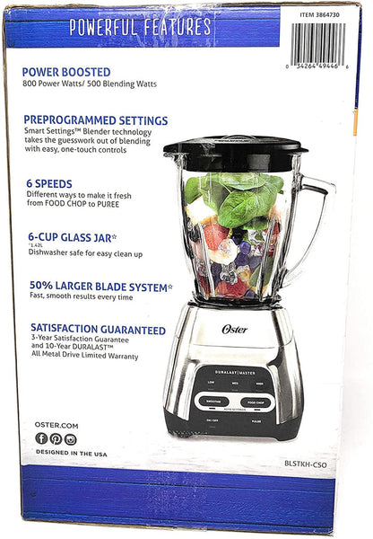Oster Master Series Blender 6 Speeds 6 Cup 800 Watt