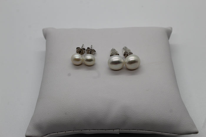 Pearl Stud Earrings