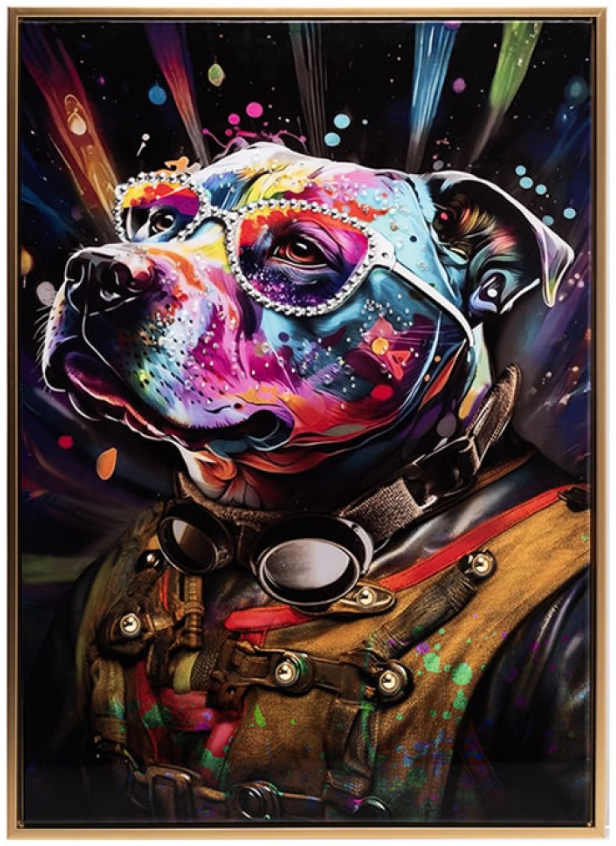 Pitbull Portrait-Renaissance Design Studio