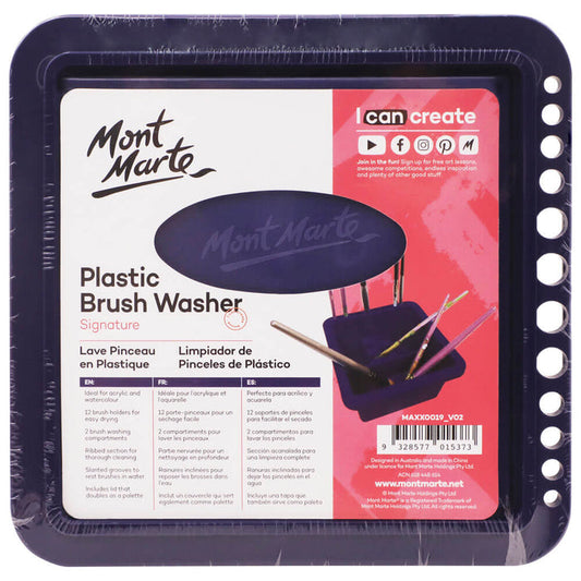 Plastic Brush Washer Signature