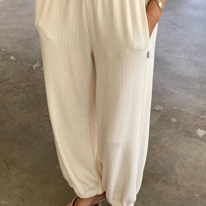 Pointelle Balloon Pants