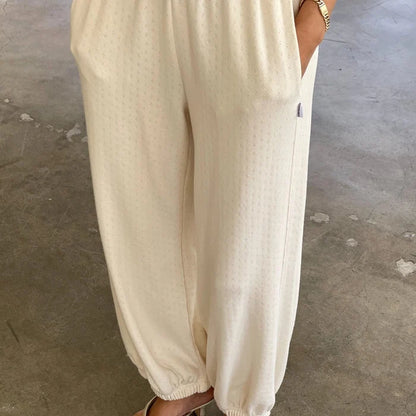 Pointelle Balloon Pants