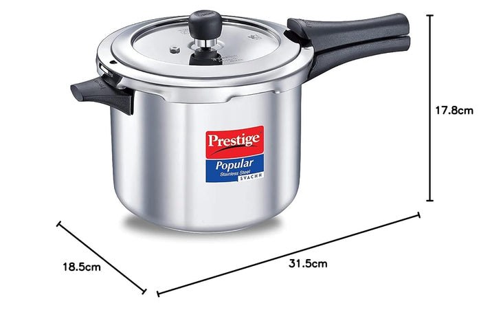 Prestige Svachh Popular Stainless Steel Pressure Cooker 2 Liter