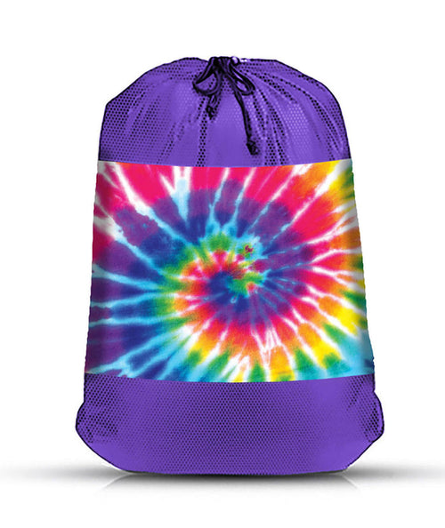 Primary Tie Dye Mesh Laundry Bag Camp Top Trenz Tie Dye