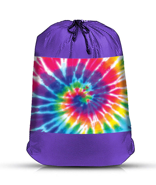 Primary Tie Dye Mesh Laundry Bag Camp Top Trenz Tie Dye