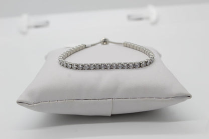 Pull Tie Cubic Zirconia Bracelet