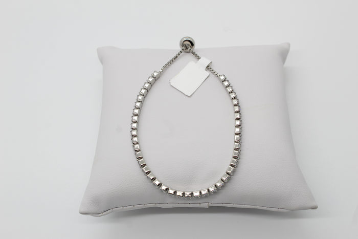 Pull Tie Cubic Zirconia Bracelet