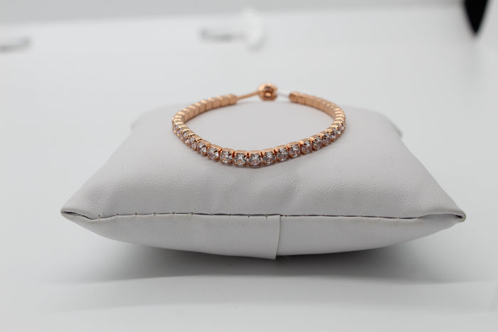 Pull Tie Cubic Zirconia Bracelet