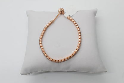 Pull Tie Cubic Zirconia Bracelet