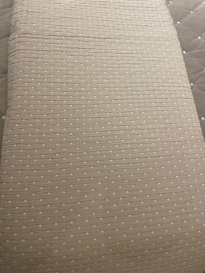 Quilt LEVINE 240 x 260 cm in TAUPE-Renaissance Design Studio