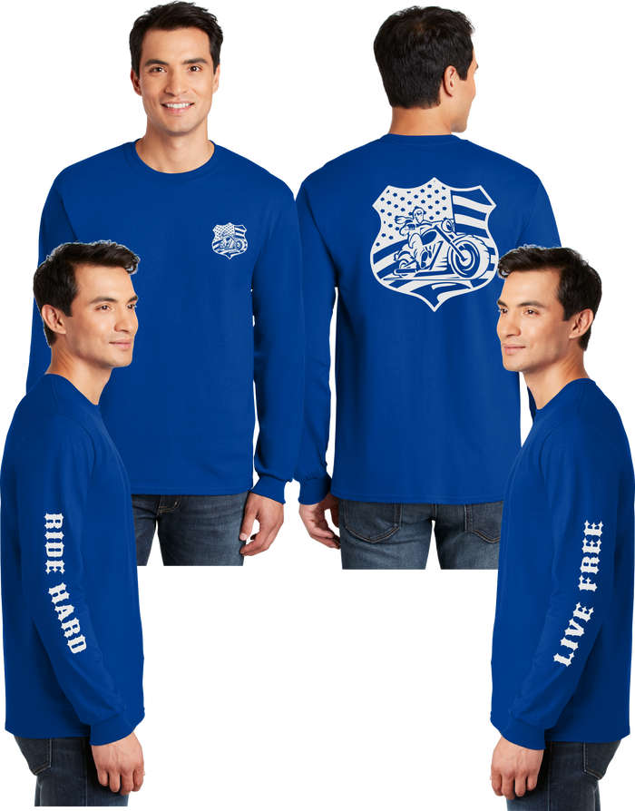 Riding America Reflective Long Sleeve - Dry Blend