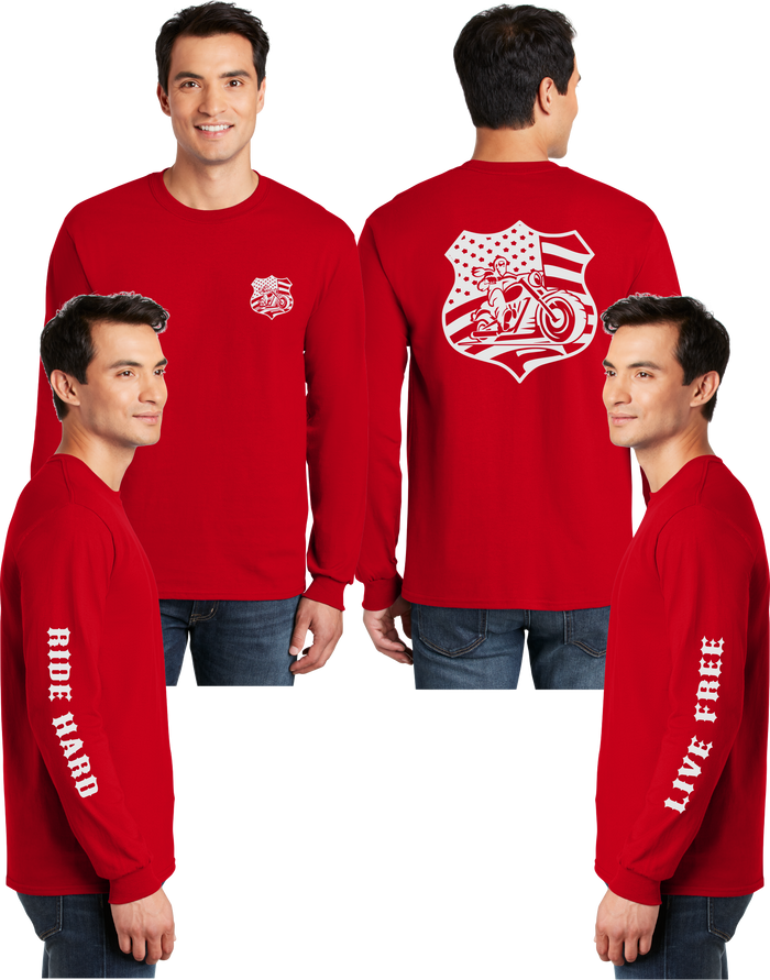 Riding America Reflective Long Sleeve - Dry Blend