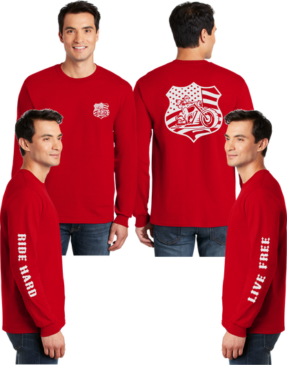 Riding America Reflective Long Sleeve - Dry Blend