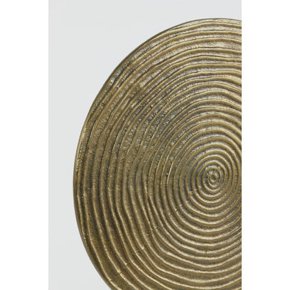 Roddy Bronzed Gold Disc On Stand - 2 sizes-Renaissance Design Studio