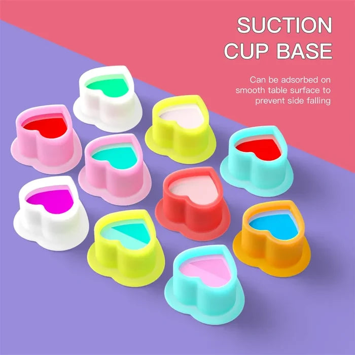 Silicone Heart Ink Caps