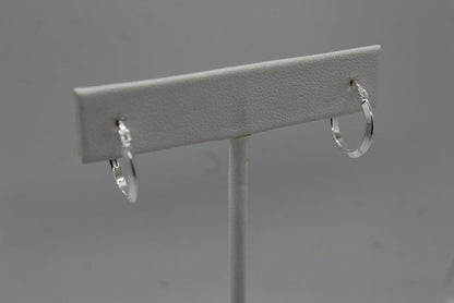 Simple Sterling Silver Hoop Earrings