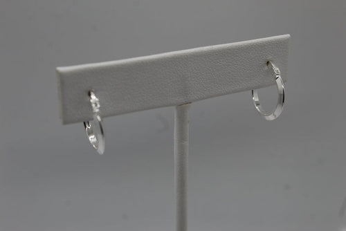 Simple Sterling Silver Hoop Earrings